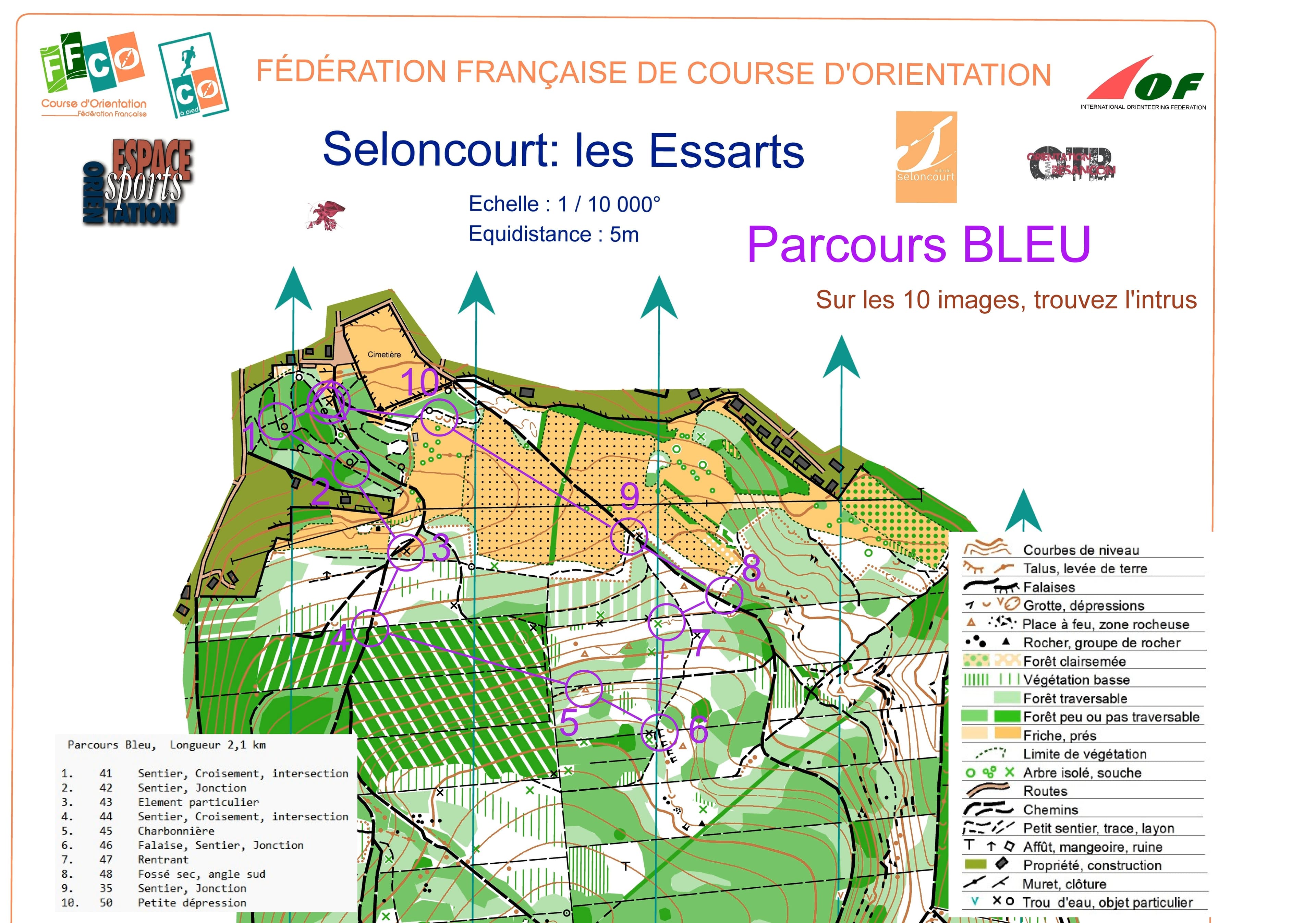 Parcours Bleu - Facile