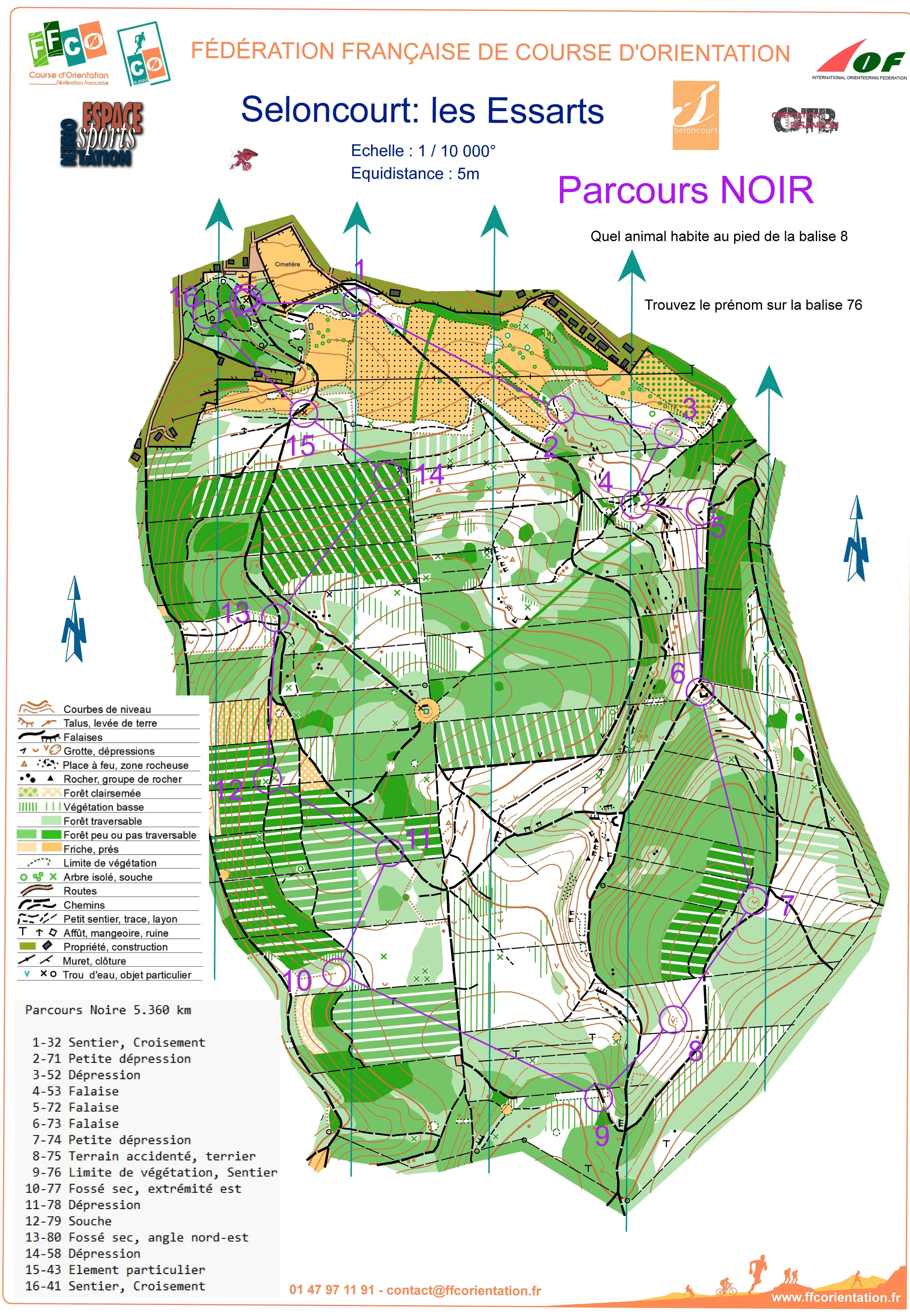 Parcours Noir - Difficile