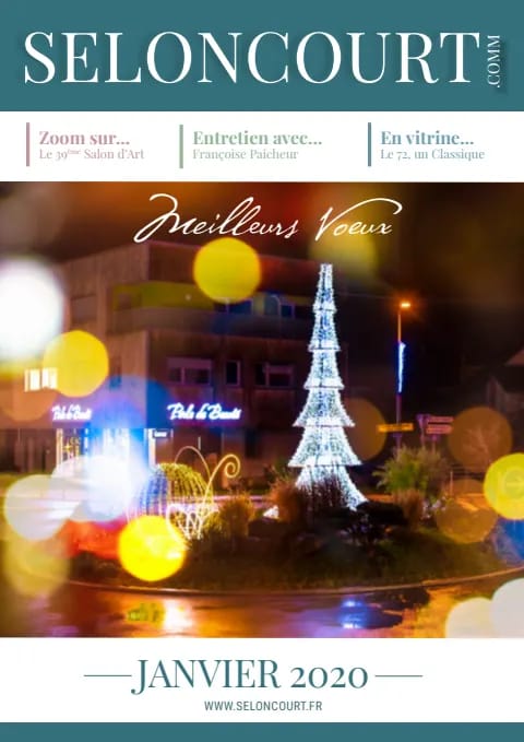 Couverture du magazine Seloncourt.comm — Janvier 2020